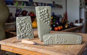 Artist and landscape designer Jan Kirsh in Talbot County, MD - photo by Jill Jasuta