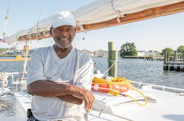 Portrait of a retired skipjack captain on Maryland's Eastern Shore - photo by Jill Jasuta