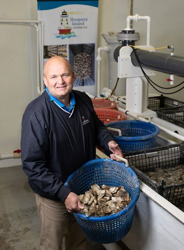 Oyster farming on Maryland's Eastern Shore - photo by Jill Jasuta