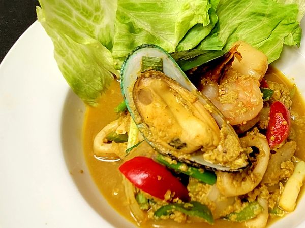Seafood Curry Stir-Fry