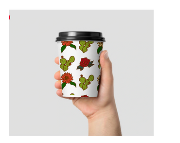 New Mexico Flowers and Cactus Cup Packaging