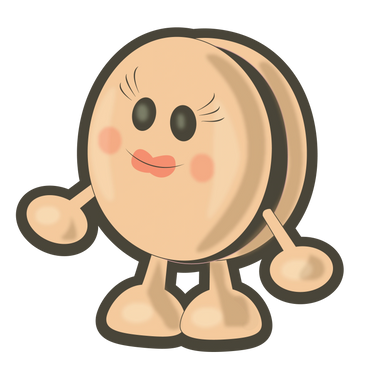 Peach Mascot, Adobe Illustrator