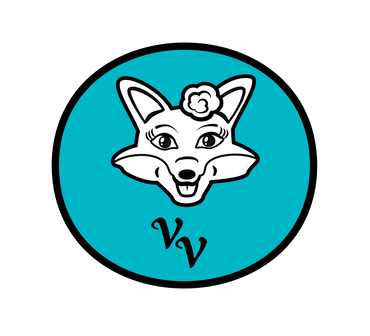 Vessel Vixen Pottery Mascot sticker & mug seal