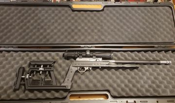 badass rifle 17 HMR with Leopold 3-9x40 vxr