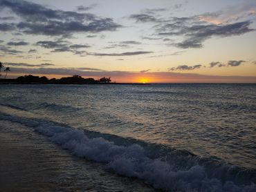 waves at ocean beach