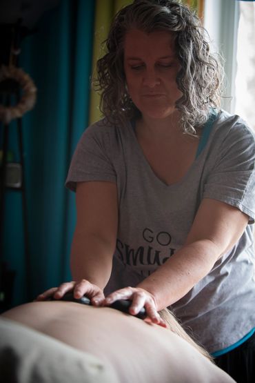 Kelly-Lynn Andrew, Photo By Carla Victor, Massage Therapy, Energy Healing, Hot Stone Massage