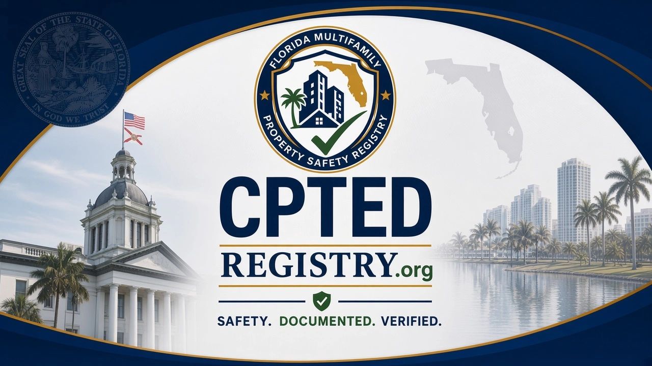 Florida’s compliance registry FS 768.0706 Crime Prevention Through Environmental Design (CPTED)