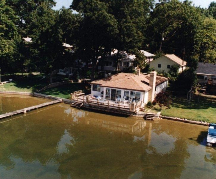 Lakefront Home - - Low Level Aerial Photography