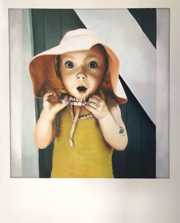 Ophelia, 30 x 36, oil on canvas.