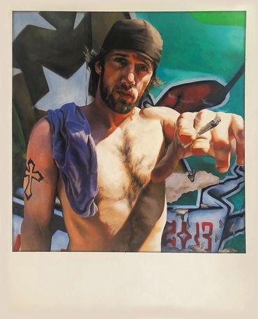 The Dude, 30 x 36, oil on canvas.