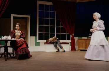 "At your service, madame." "Yes you are."