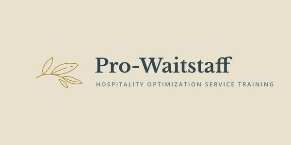 Pro-Waitstaff - Hospitality Optimization Service Training