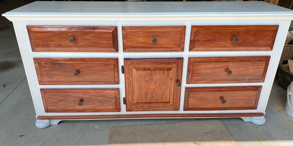 Refinished 9 drawer dresser