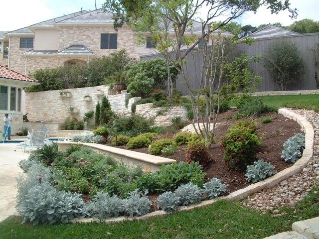 hardscaping, plant and flower bed edging, retaining walls, stonework