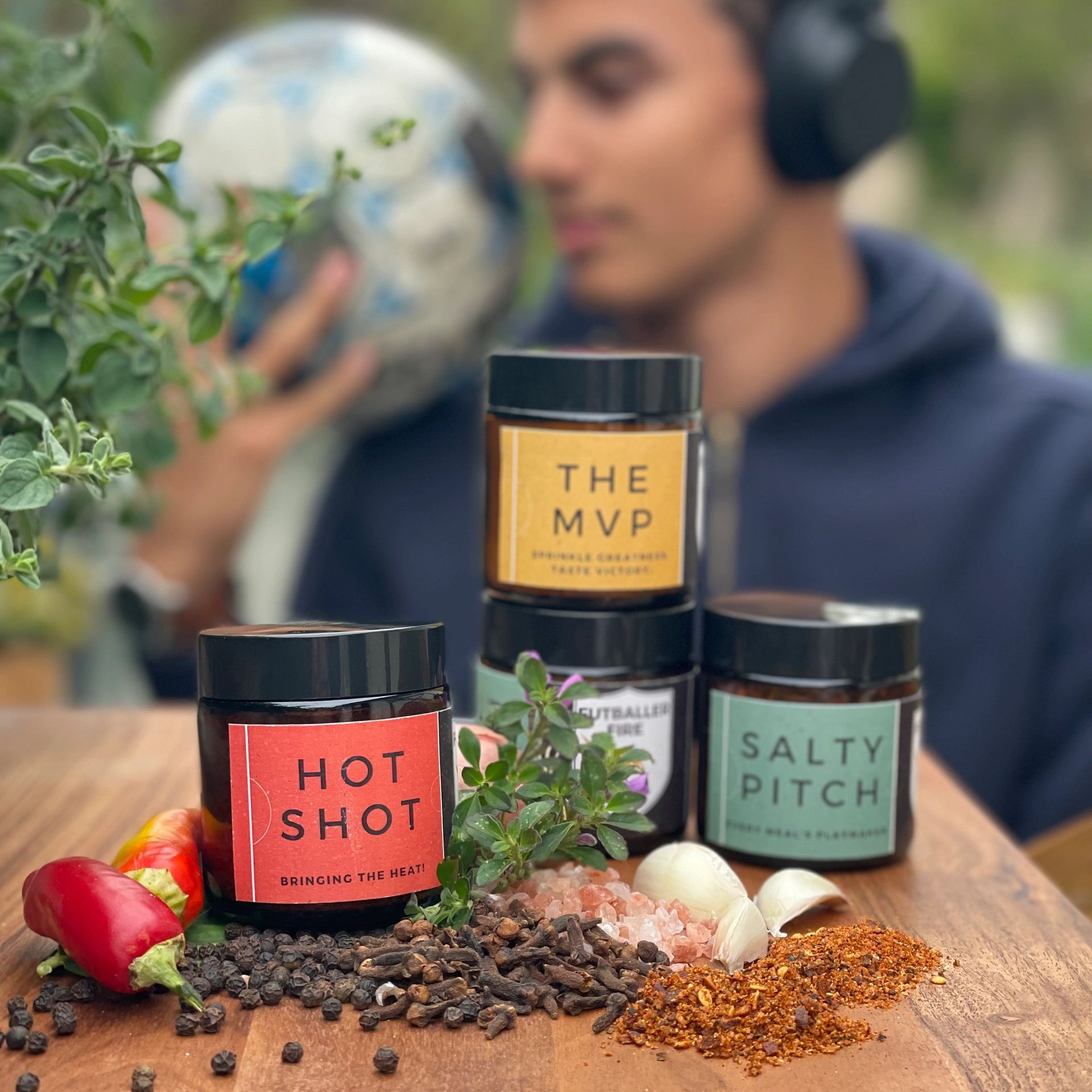 Futballer Fire Spice blend Jars