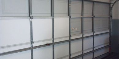 Garage Conversion, insulate garage door