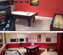 wall paint, garage conversion