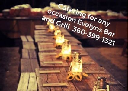 Have a party or wedding to plan? Evelyn's can provide our delicious menu items for your event!