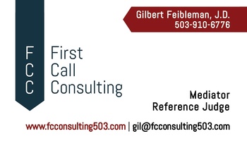 Gilbert B. Feibleman, Attorney at Law 
dba First Call Consulting