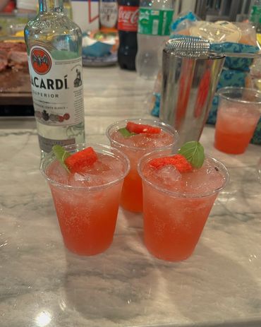 Watermelon mint mojito