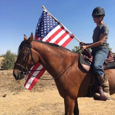 Lisa and Ace, an American Mustang trained by Jessica Dabkowski from LaPorte, CO