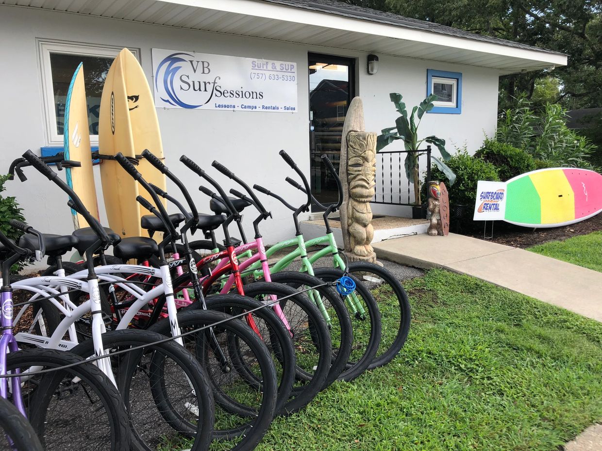 Beach Cruiser Bicycle Rentals in Virginia Beach VB Surf Sessions