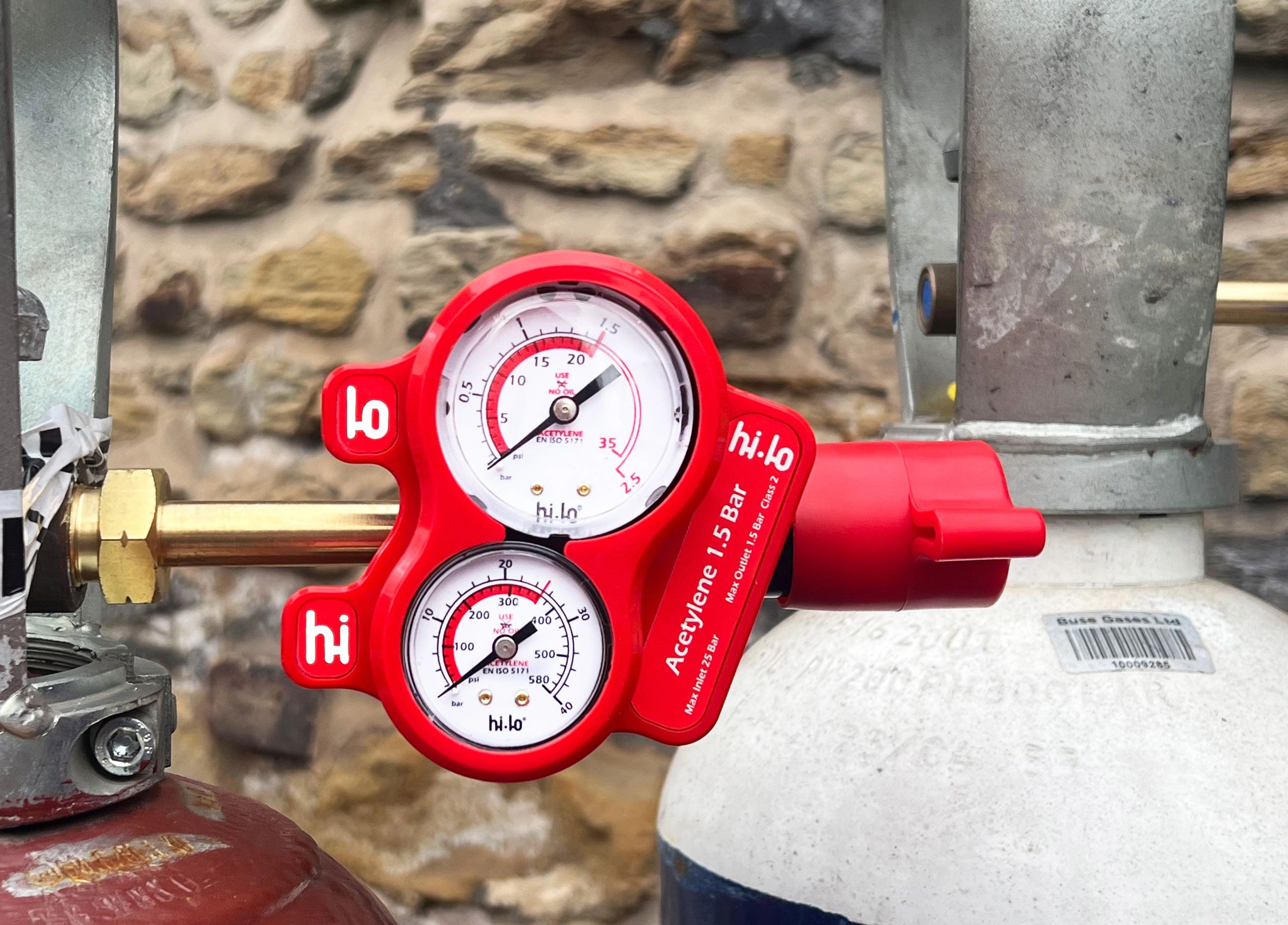 Hi-Lo Elite Pro Single Stage Acetylene Regulator