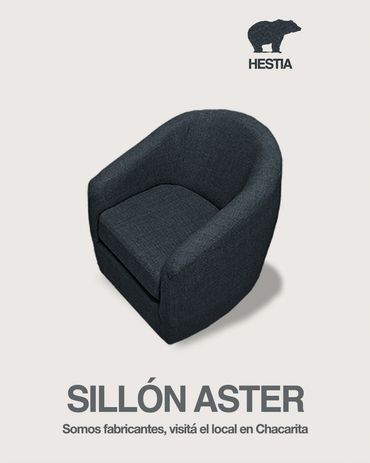 Sillón individual, sillón de living, sillón de un cuerpo