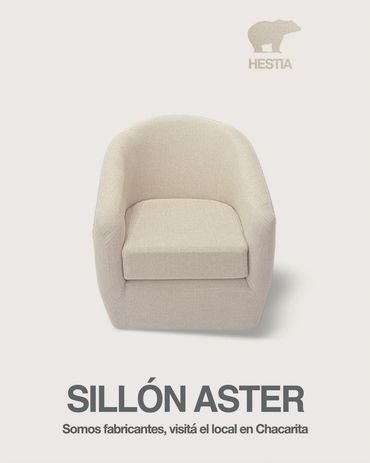 Sillón individual, sillón de living, sillón de un cuerpo