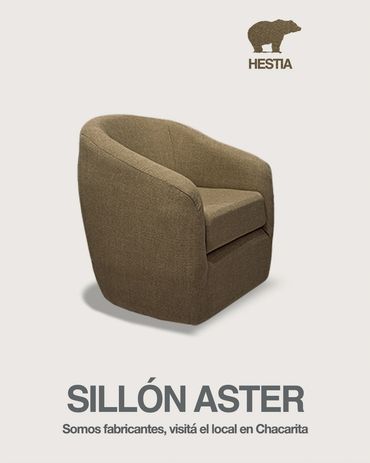 Sillón individual, sillón de living, sillón de un cuerpo