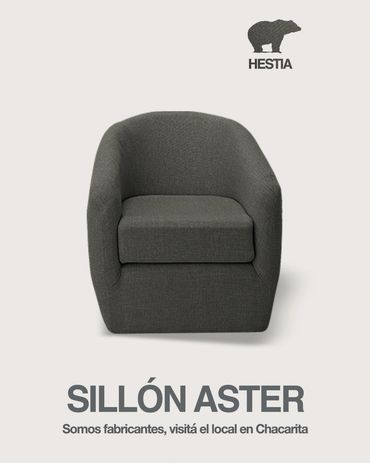 Sillón individual, sillón de living, sillón de un cuerpo