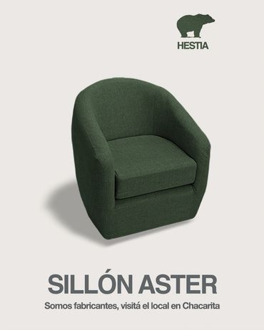 Sillón individual, sillón de living, sillón de un cuerpo