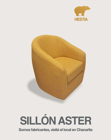 Sillón individual, sillón de living, sillón de un cuerpo