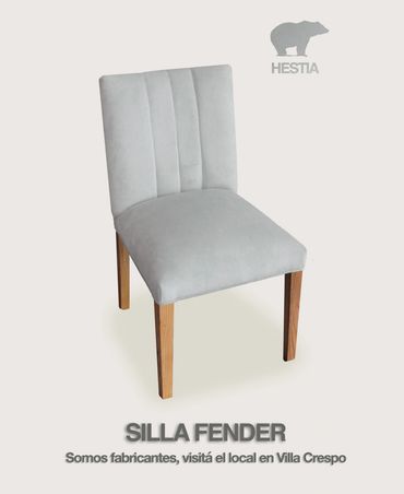 Silla con apoyabrazos, silla de comedor, silla tapizada, silla de madera tapizada, silla de diseño