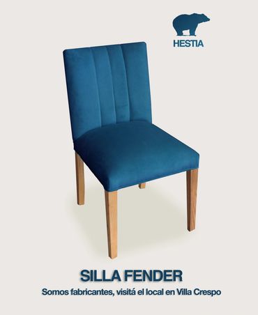 Silla con apoyabrazos, silla de comedor, silla tapizada, silla de madera tapizada, silla de diseño