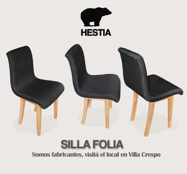 Silla con apoyabrazos, silla de comedor, silla tapizada, silla de madera tapizada, silla de diseño