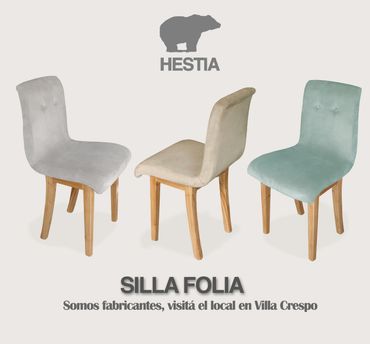 Silla con apoyabrazos, silla de comedor, silla tapizada, silla de madera tapizada, silla de diseño