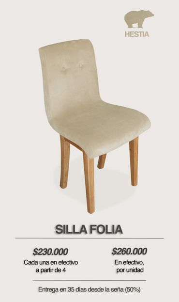 Silla con apoyabrazos, silla de comedor, silla tapizada, silla de madera tapizada, silla de diseño