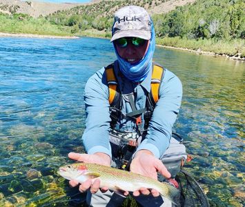 Green River fly fishing, rainbow trout, brown trout