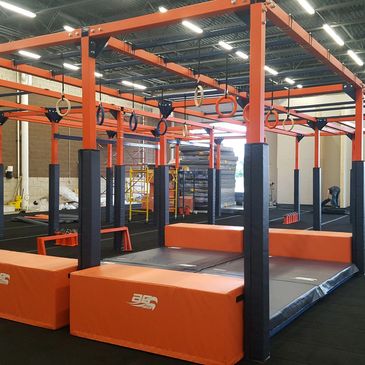 Adult obstacle course. Head to Head. Ninja Gym. Racing. Fitness. 