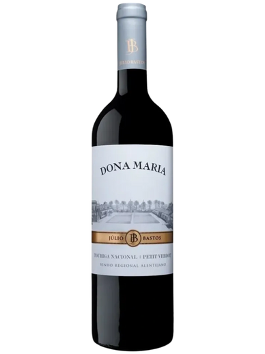 Vinho português Tinto Touriga Nacional e Petit Verdot Dona Maria Júlio Bastos 750ml