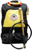 Nylon wildland water back pack with deluxe carrying system