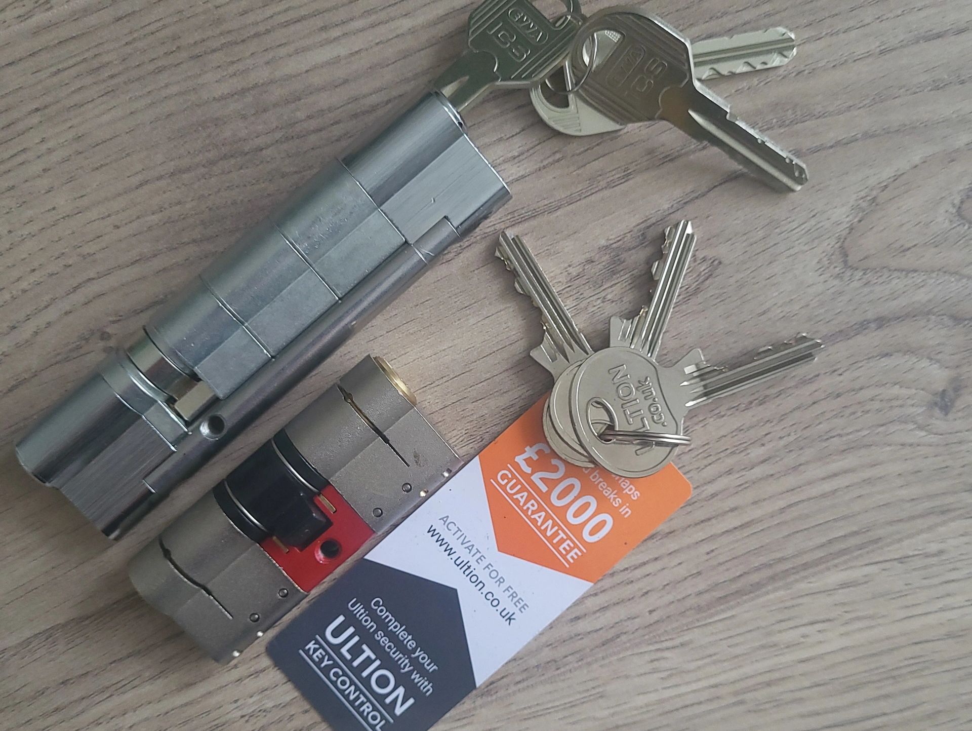 various lock sizes for front and back doors