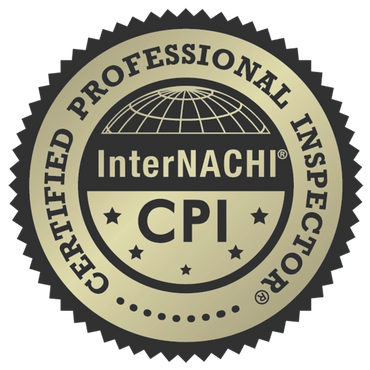 InterNACHI Certified Professional Inspector gold emblem badge.