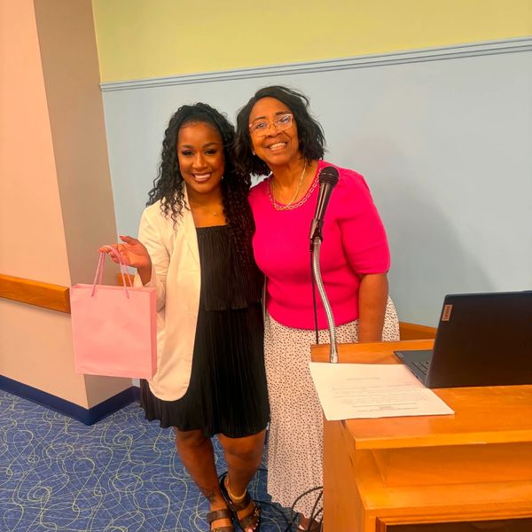 Our Guest Speaker Dr. Farris and Founder/Executive Director Mrs. Carmen Belinda Davis, MSW .