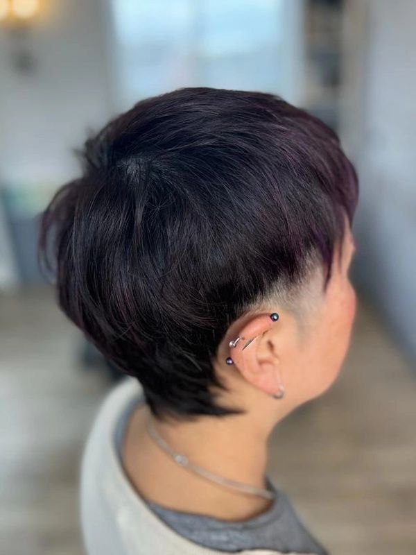 Tapered razor crop
