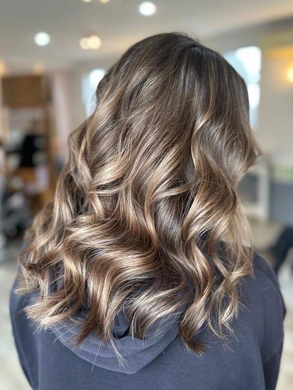 A cool, Ashy Balayage