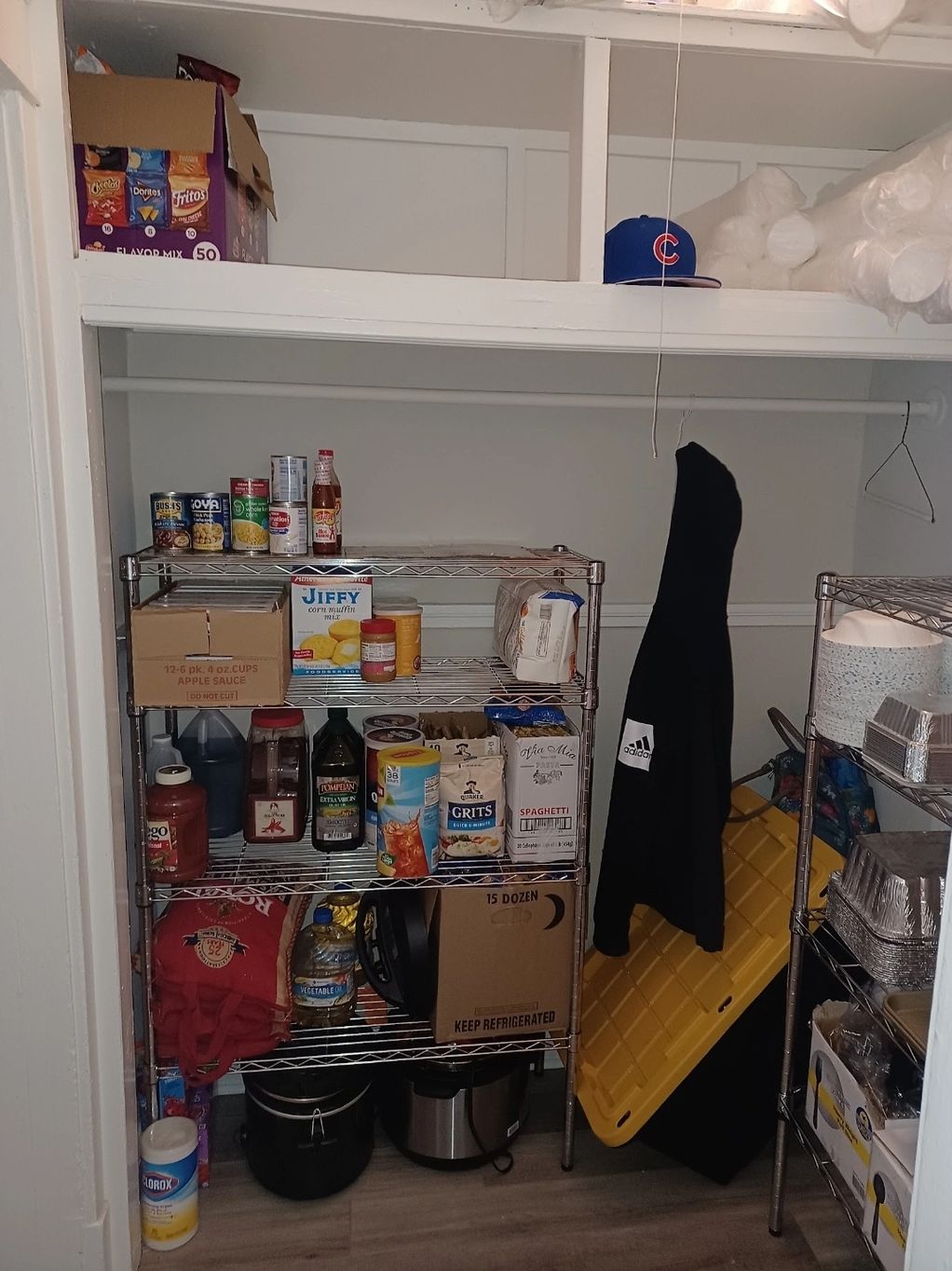 pantry storage system designed for easy maintenance and visibility