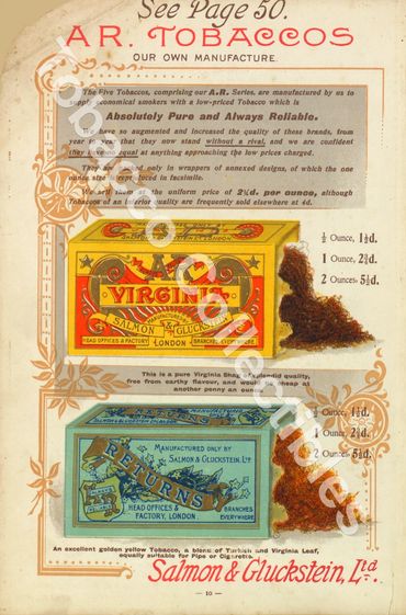 AR TOBACCOS Virginia & Returns