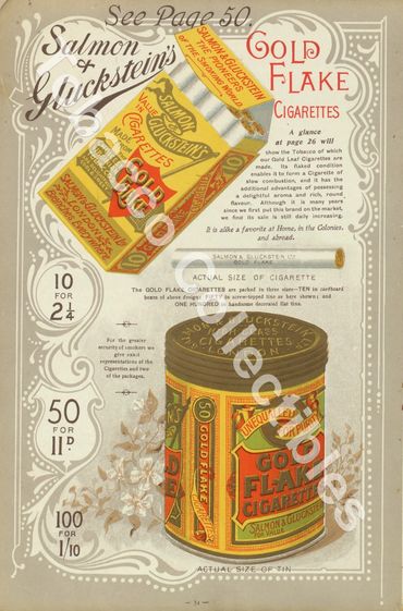 Gold Flake Cigarettes